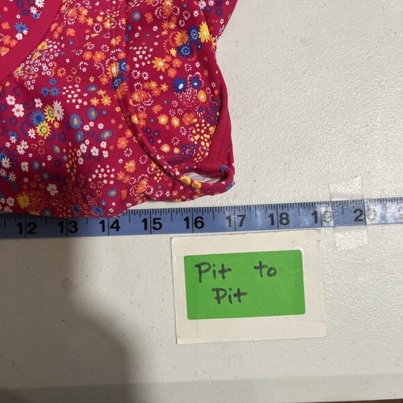 Krimson Klover Womens Kai Pink Dress L Racerback Floral Active UPF 50 Protection - Picture 5 of 9